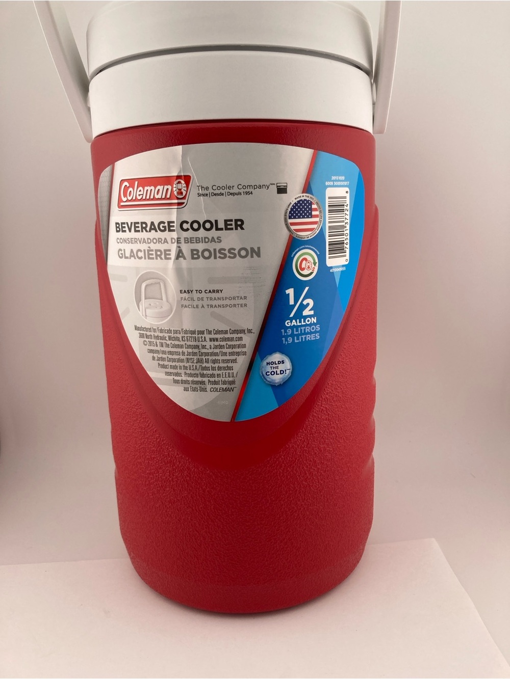 Coleman Personal Beverage Cooler 1/2 Gallon Red